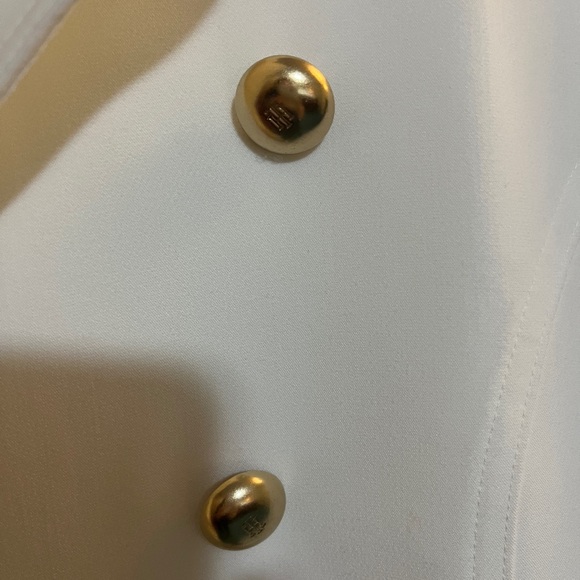 Tommy Hilfiger Cream Double-Breasted Blazer - Picture 4 of 6